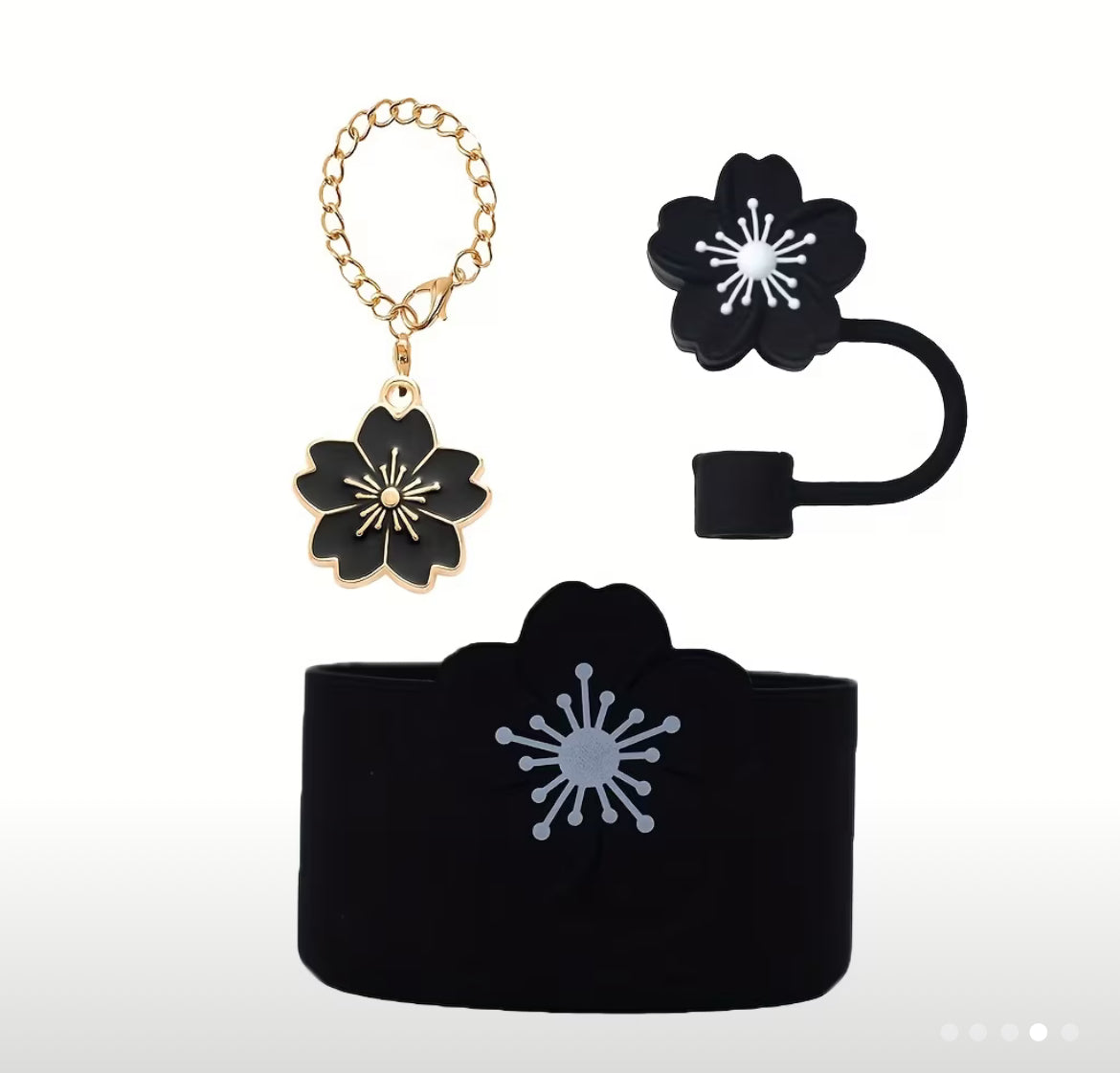 Set de protectores  3 pc // negro