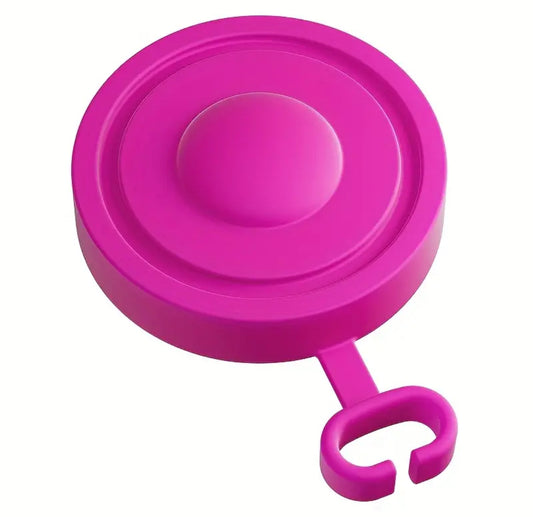Tapa de silicona antiderrame // Rosa Roja // 40 onz
