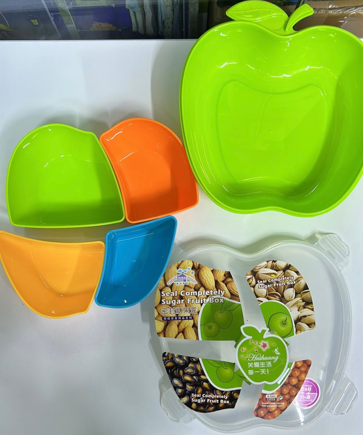 Taper o caja en forma de manzana