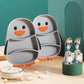 Kit de plato pingüino de silicona