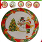 Platos de cerámica Papá Noel 🎅  Muñeco de nieve ⛄️ ,etc N 9 Pack de 3 pc   ( MOD KLOE )