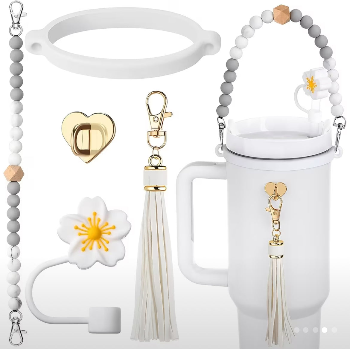 Set de accesorios  // Blanco  // 5 pc