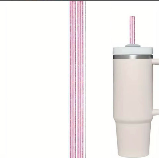 Cañita - Sorbete  Rosado de 40 oz sin aro