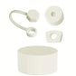 Set antiderrame + Base - Protector / Blanco marfil - Beis / 4 pc
