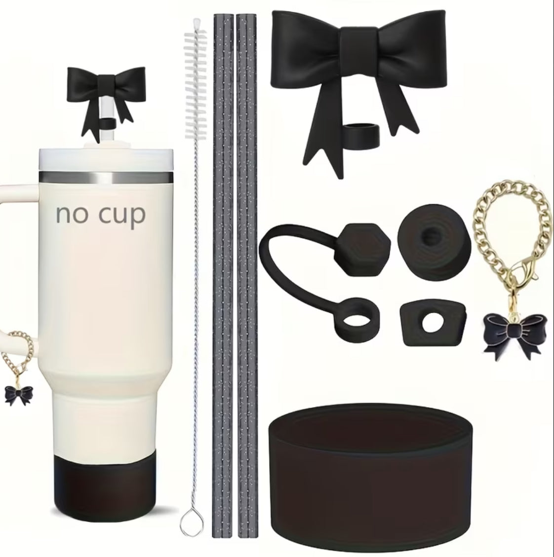 Set de accesorios  // 9 pc // negro - Lazito