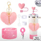 Set 7 accesorios // Rosa // Pom - Pom corazón