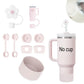 Set de protectores Antiderrame / Protector de cañita / base / Rosa / 9 pc