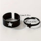 Anillo de negro estrella