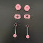 Set antiderrames Stanley rosa (3 pc) 30 onz