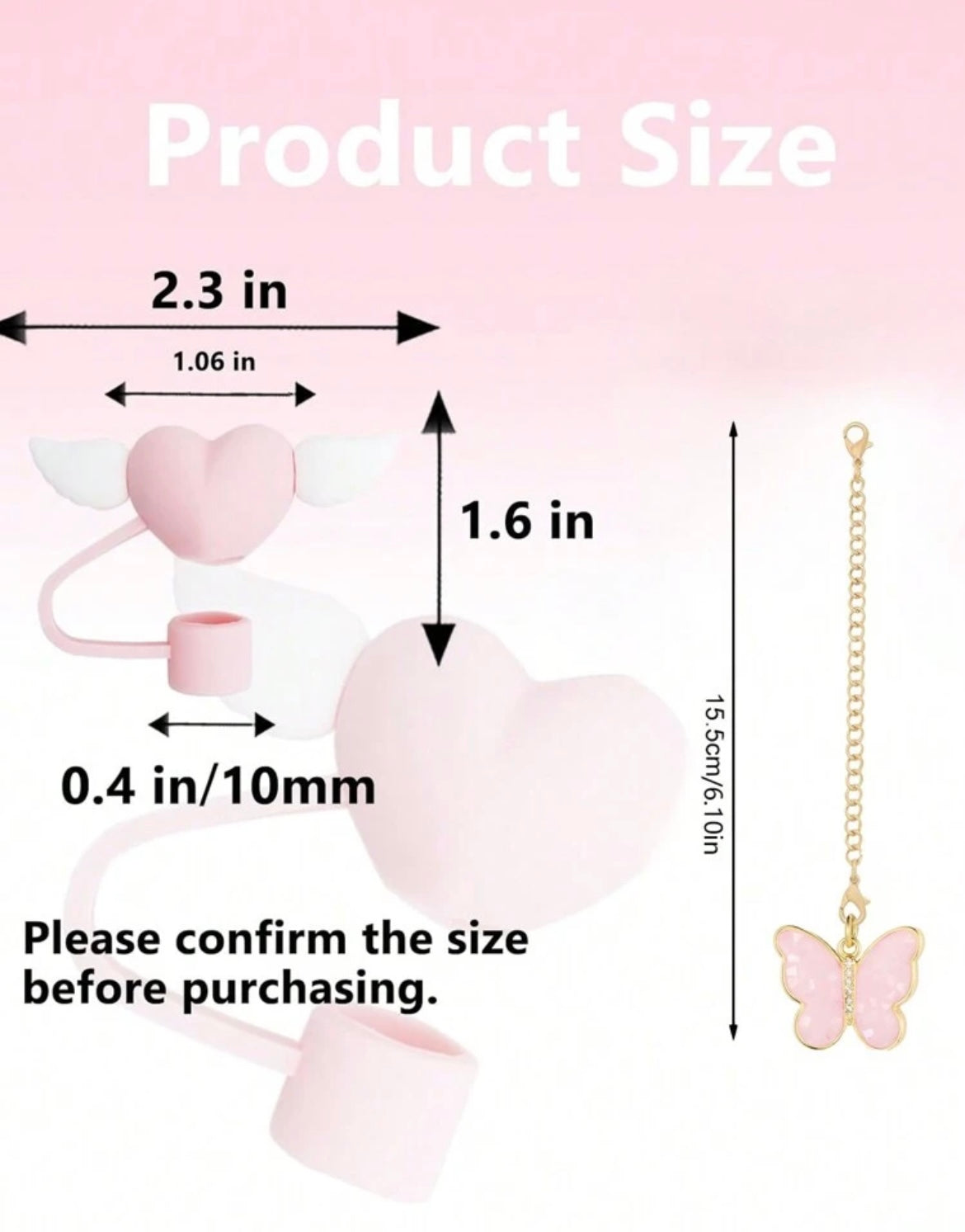 Protector de cañita rosa ( set 2 pc )