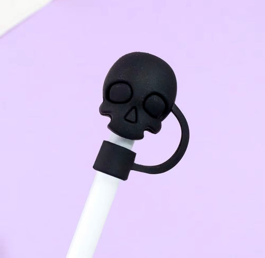 Protector de cañita calavera 💀 Negro