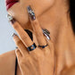 Anillo de negro estrella