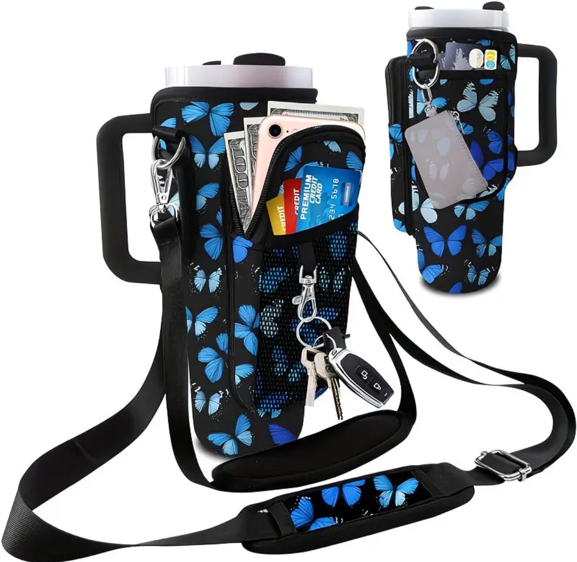 Funda & Protector // mariposa // Negro