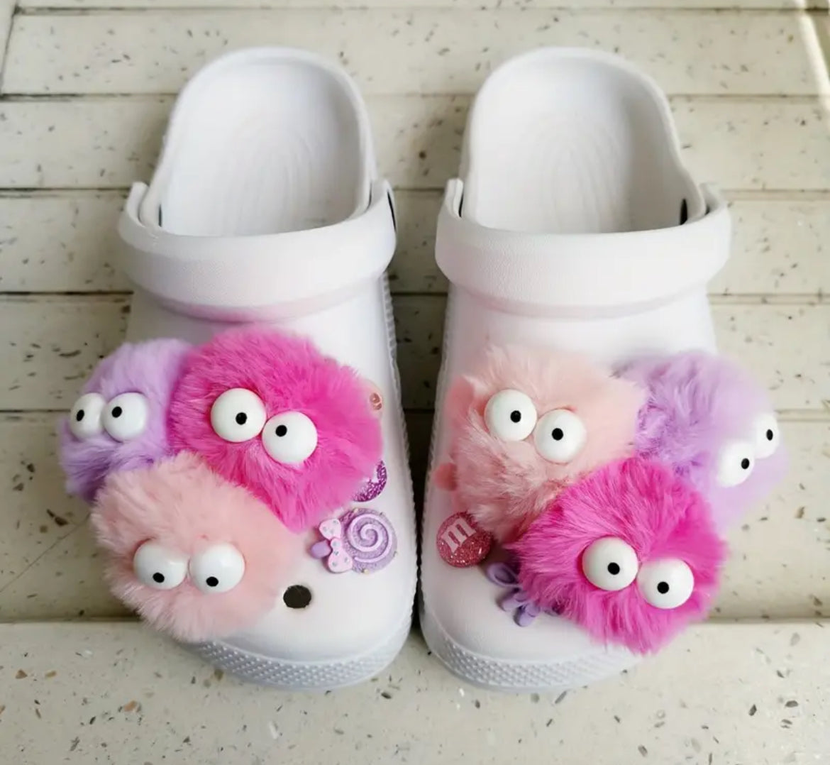 Pom - Pom Rosa - 9 pc