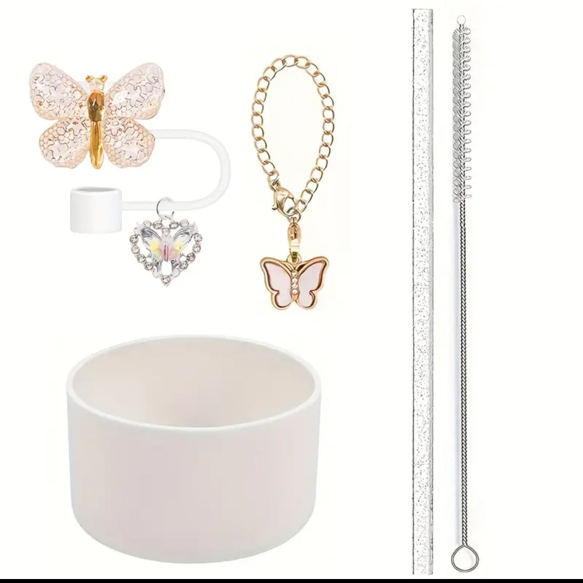 Set de accesorios 5 pc // Blanco marfil //