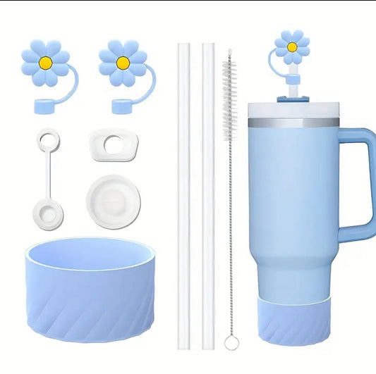 Set - Pack  de 9 accesorios. / celeste