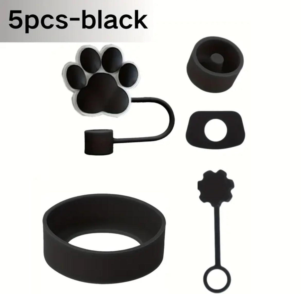 Set Prtector - Antiderrame // patita // Negro