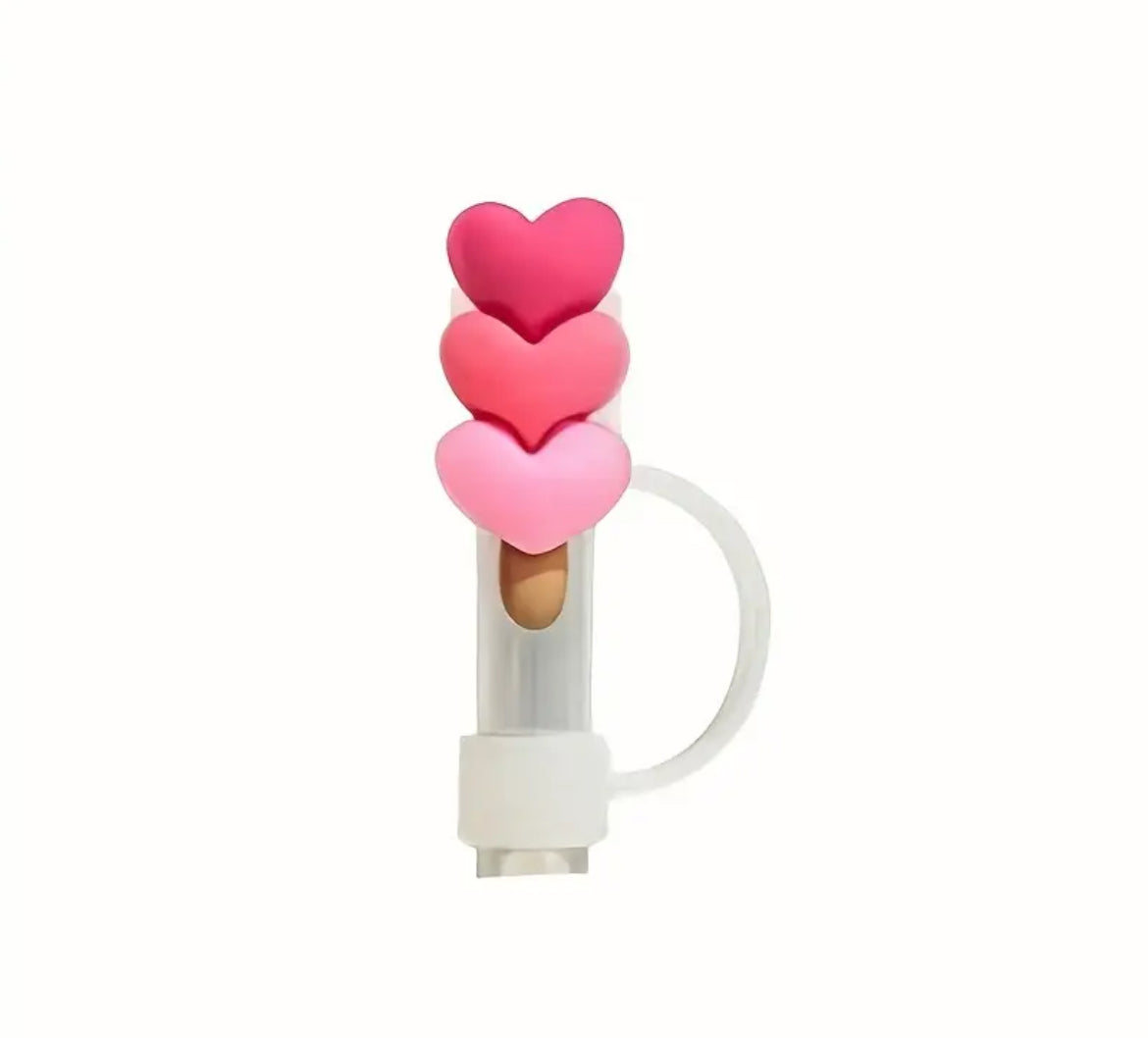 Protector de cañita corazones Rosa