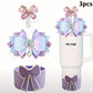Set de accesorios  - Protectores // púrpura  Lazo //  3 pc //