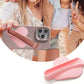 Soporte de celular forma de corazón Rosado /para labial