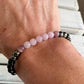 Pulsera  pasión de cuarzo rosa