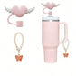Protector de cañita rosa ( set 2 pc )