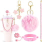 Set de accesorios  // Rosa // Pom Pom // 5  pc