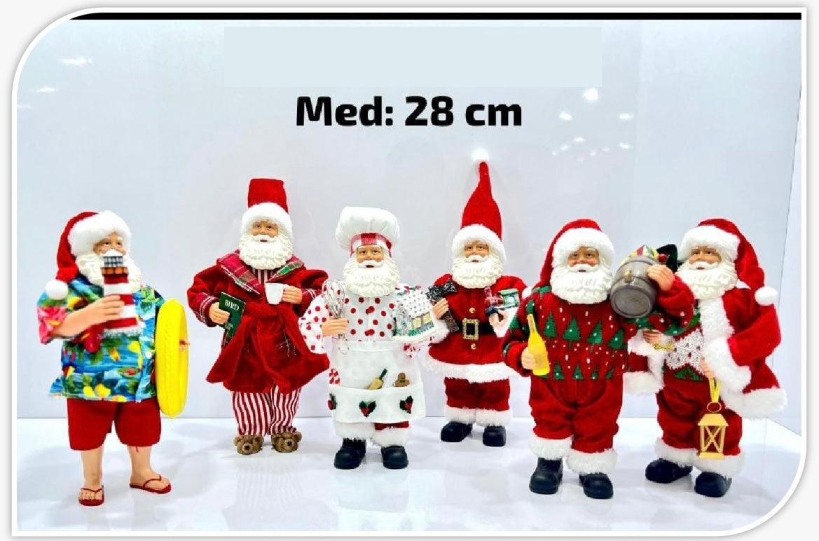 Papá Noel de colección (  set de 6 pc)
