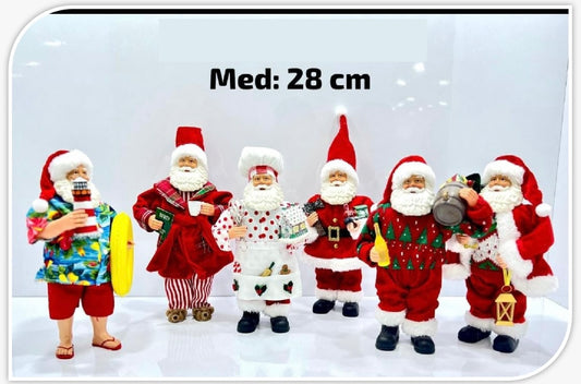 Papá Noel de colección (  set de 6 pc)