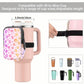 Monedero neoprano leopardo rosa