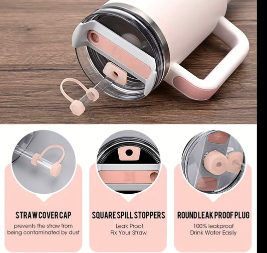 Protector de cañita y antiderrame ( 3 pc ) / 30 onz