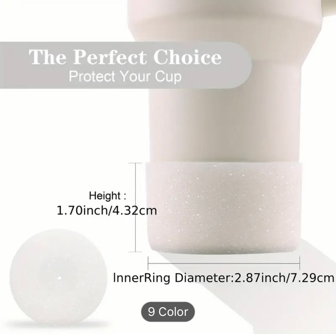 Base o protector Stanley lavanda transparente