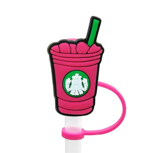Protector de cañita Starbucks Rosa