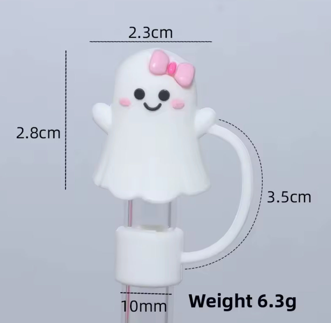 Protector de cañita fantasma lazito rosa