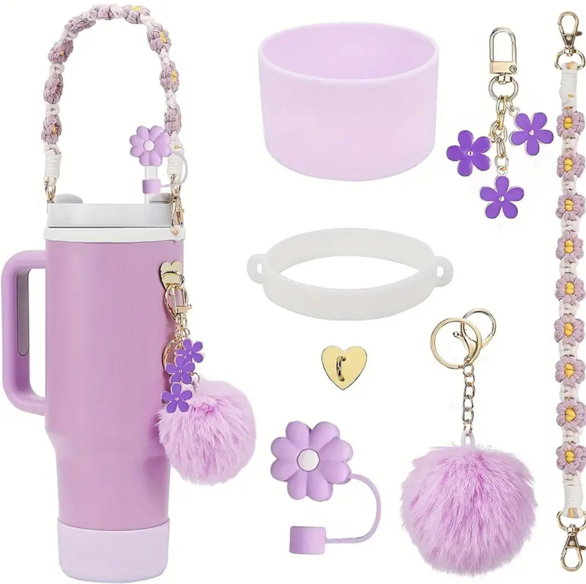 Set de accesorios  - Protectores // Púrpura  // 6 pc //