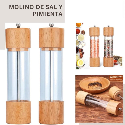 Molino de sal y pimienta