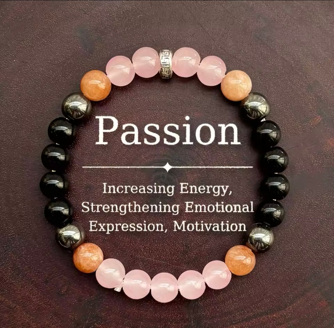 Pulsera  pasión de cuarzo rosa