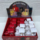 Adorno tren con luz ( 12 pc )