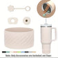 Set antiderrame + base o Protector // blanco marfil