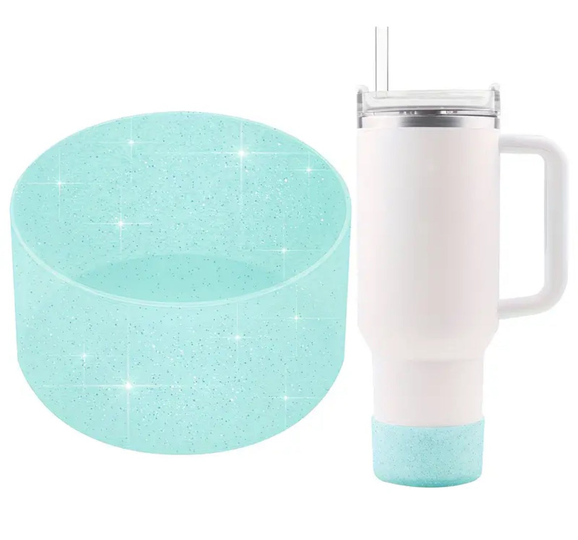 Base & Protector // Aguamarina centelleante// 30& 40 Onz