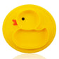 Plato de Silicona Pato (SOLO AMARILLO Y AZUL)