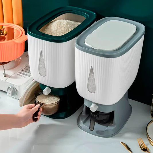 Dispensador o contenedor  de Arroz 10 kilos ( tauro ♉)