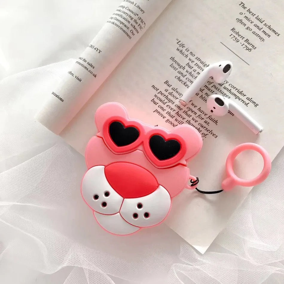 CASE AIRPODS -PANTERA ROSA