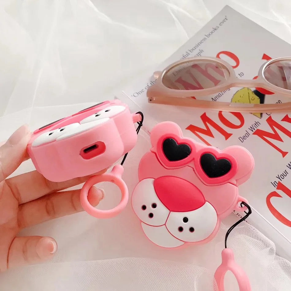 CASE AIRPODS -PANTERA ROSA