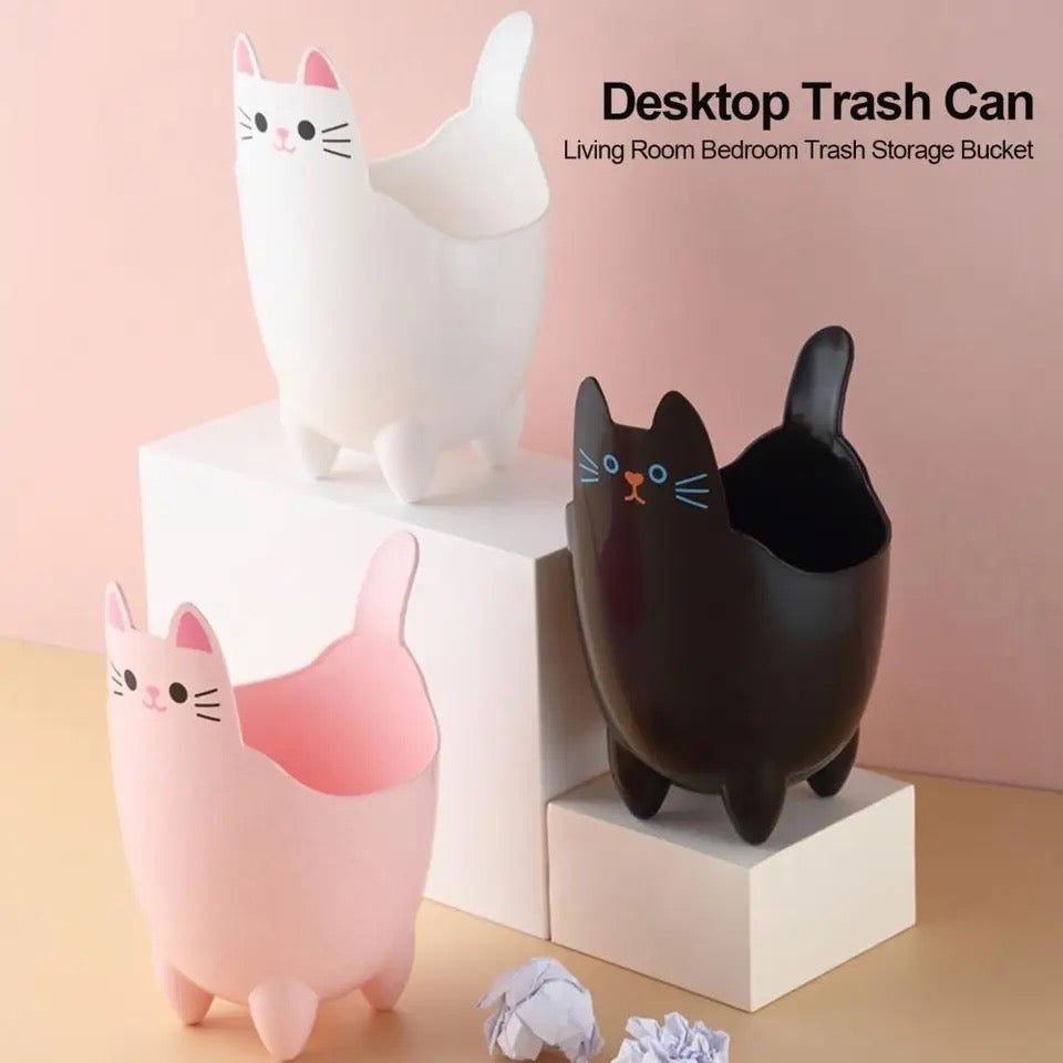 Cubo  de basura o multifuncional Gatito 🐈‍⬛