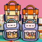 Bolsa escolar hermética ( 2 unidades )