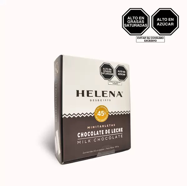 Caja Minitabletas Chocolate de Leche 20 unds