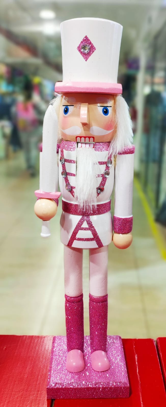 CASCANUECES PINK NAVIDEÑO 38 CM