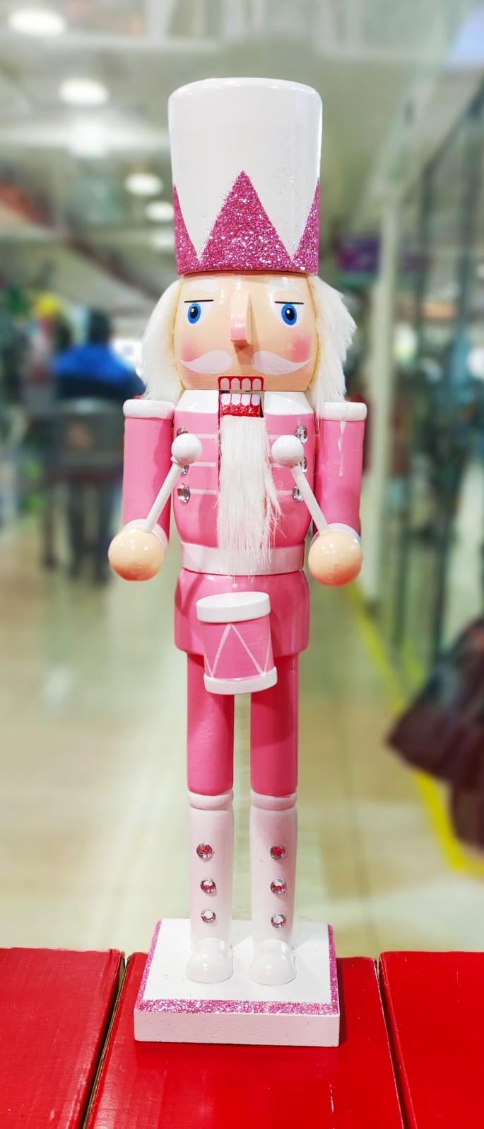 CASCANUECES PINK NAVIDEÑO 38 CM