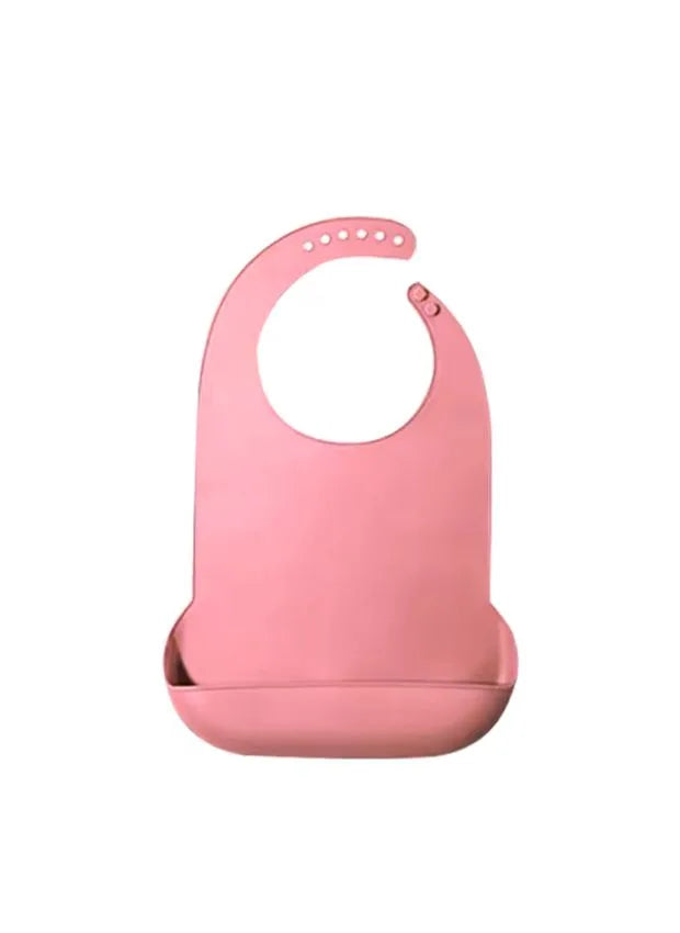 Babero Adulto de Silicona, Tamaño Grande 52*36 cm, Ideal para Comer sin Manchar